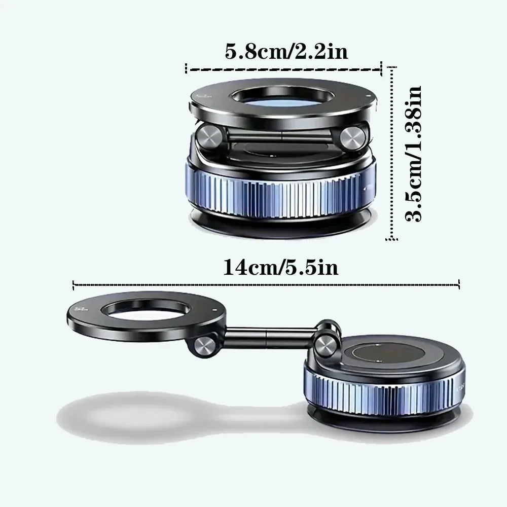 2026 Magnetic vacuum  car phone holder 360 adjustable mount